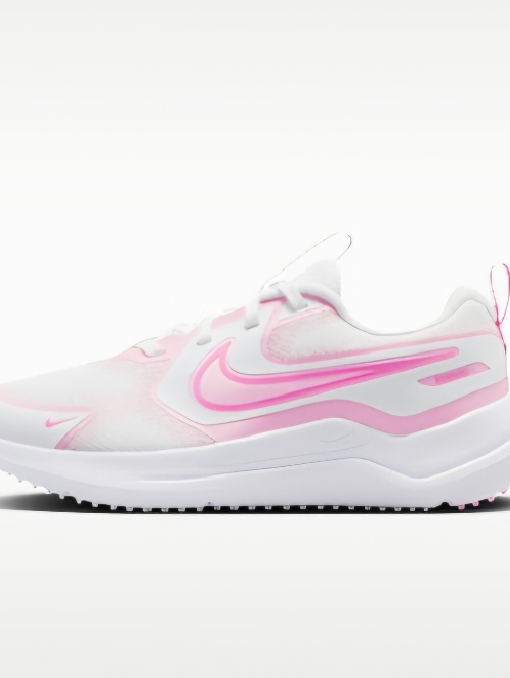 Nike White and Pink Athletic Trainers